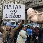manifestantes contra el aborto