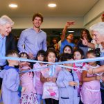 ANDREOTI  EN LA INAUGURACION JARDINES